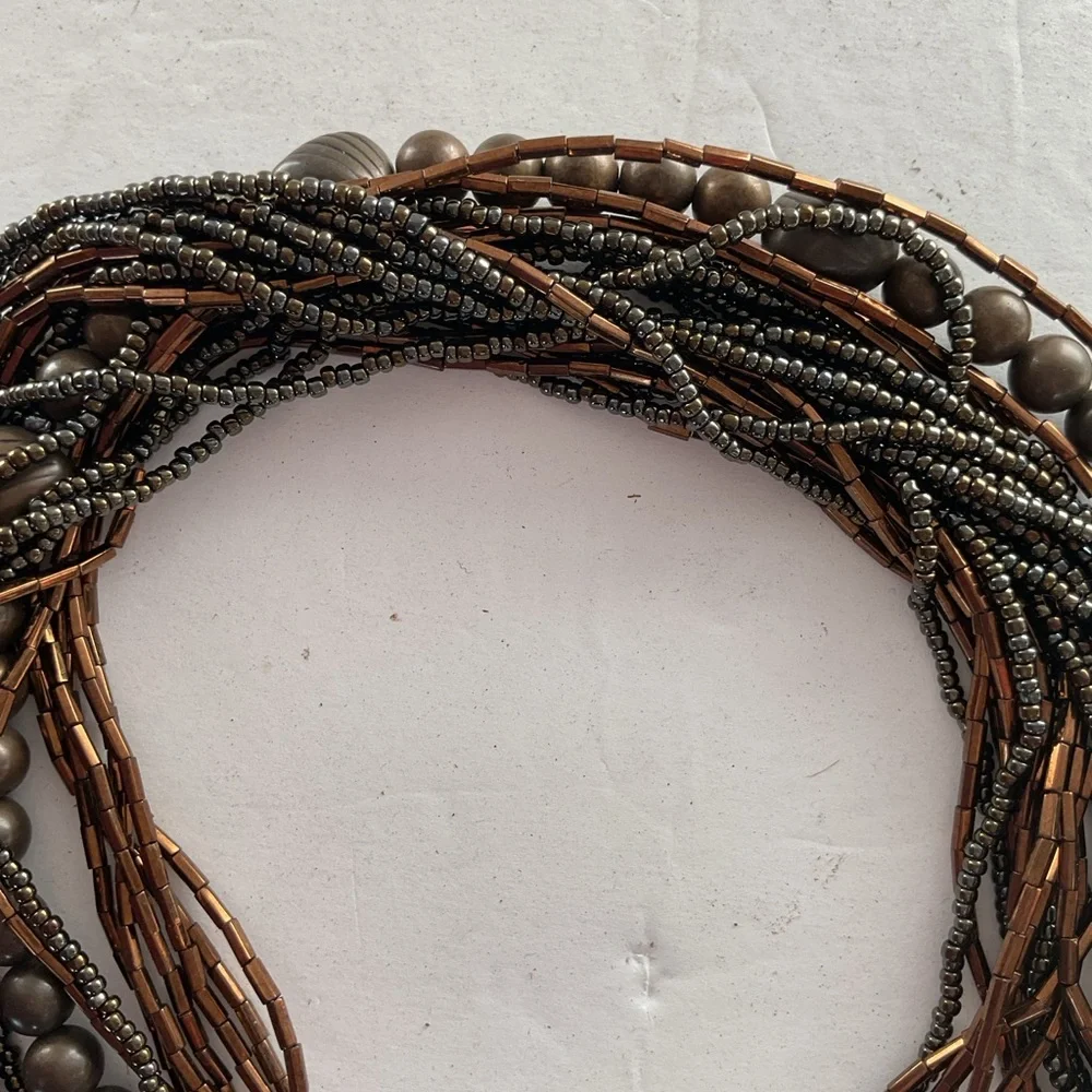 Beaded Multi Strand necklace